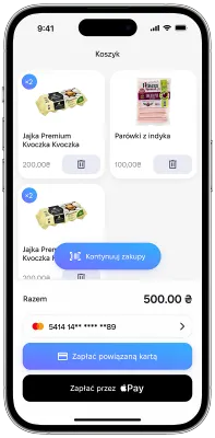 Koszyk w aplikacji